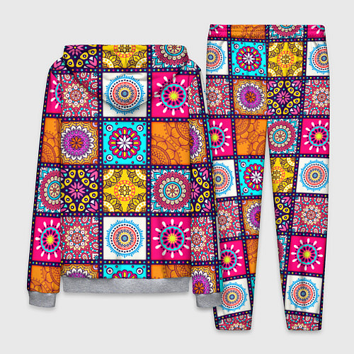 Мужской костюм Пэчворк - мандалы / 3D-Меланж – фото 2