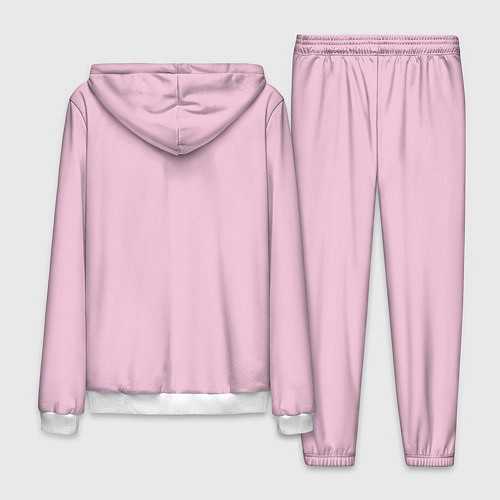 Мужской костюм Розовый радуга / 3D-Белый – фото 2