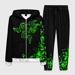Костюм мужской Razer брызги, цвет: 3D-белый