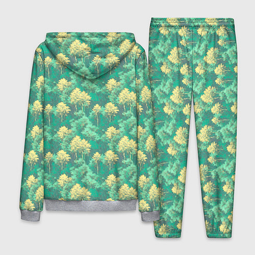 Мужской костюм Камуфляж деревья двуцветный / 3D-Меланж – фото 2