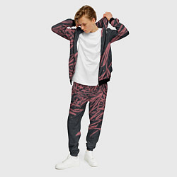 Костюм мужской Бордовое граффити, цвет: 3D-черный — фото 2