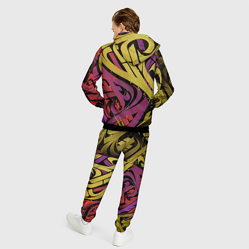 Мужской костюм Calligraphic style / 3D-Черный – фото 4