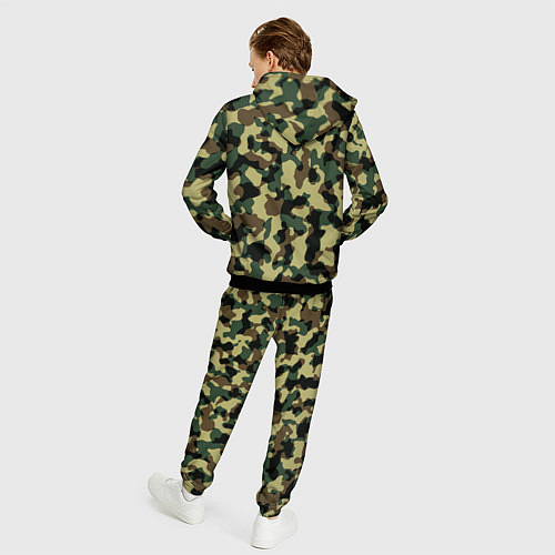 Мужской костюм Военный камуфляж / 3D-Черный – фото 4