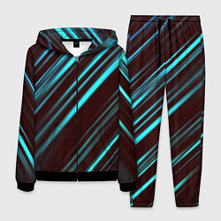 Костюм мужской Stripes line neon color, цвет: 3D-черный