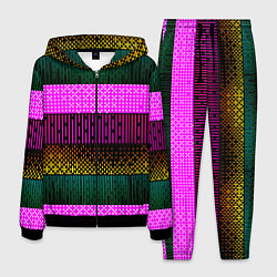 Костюм мужской Patterned stripes, цвет: 3D-черный