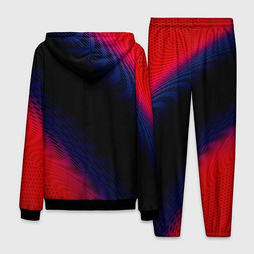 Мужской костюм Renault красный карбон / 3D-Черный – фото 2