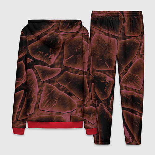 Мужской костюм Камнепад / 3D-Красный – фото 2