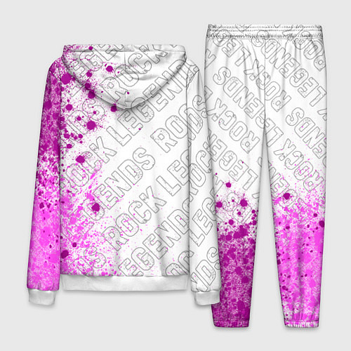 Мужской костюм Arctic Monkeys rock legends: по-вертикали / 3D-Белый – фото 2