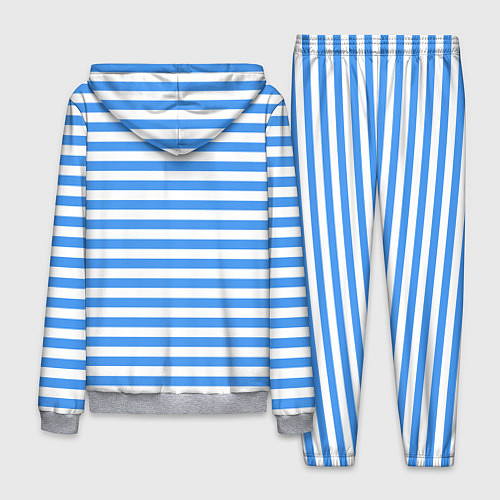 Мужской костюм Тельняшка васильковая ВДВ / 3D-Меланж – фото 2