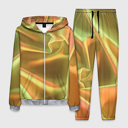 Костюм мужской Золотой шёлк и отливы, цвет: 3D-меланж