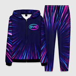 Костюм мужской BYD neon speed lines, цвет: 3D-черный
