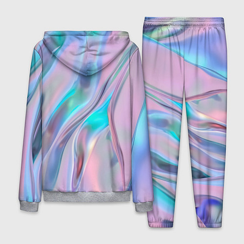 Мужской костюм Атласный шёлк / 3D-Меланж – фото 2