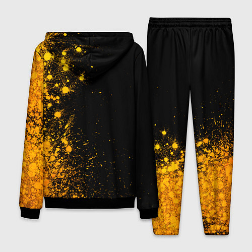 Мужской костюм Blue Exorcist - gold gradient: по-вертикали / 3D-Черный – фото 2