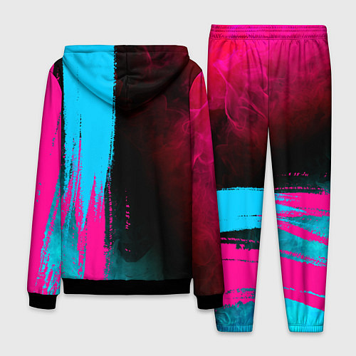 Мужской костюм GTA - neon gradient: по-вертикали / 3D-Черный – фото 2