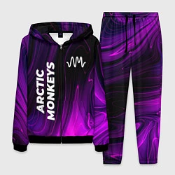 Костюм мужской Arctic Monkeys violet plasma, цвет: 3D-черный