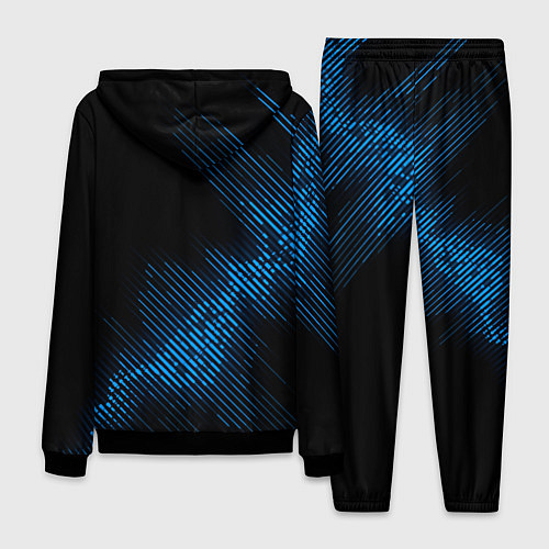 Мужской костюм Architects звуковая волна / 3D-Черный – фото 2