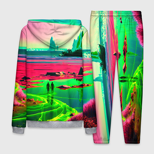 Мужской костюм Кислотный мир / 3D-Меланж – фото 2