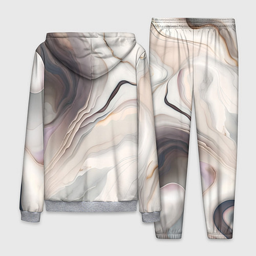 Мужской костюм Нежная мраморная текстура от нейросети / 3D-Меланж – фото 2