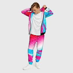 Костюм мужской Exeed neon gradient style: по-вертикали, цвет: 3D-черный — фото 2