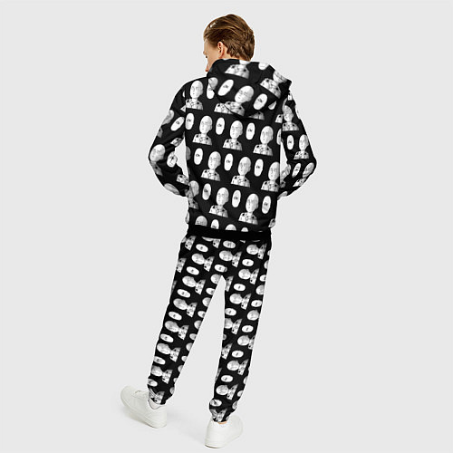 Мужской костюм Saitama - ok pattern / 3D-Черный – фото 4
