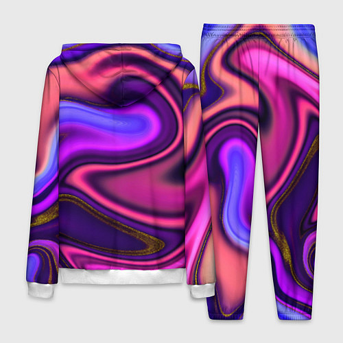 Мужской костюм Волшебные волны / 3D-Белый – фото 2