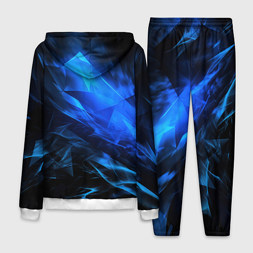 Мужской костюм Blue black background / 3D-Белый – фото 2