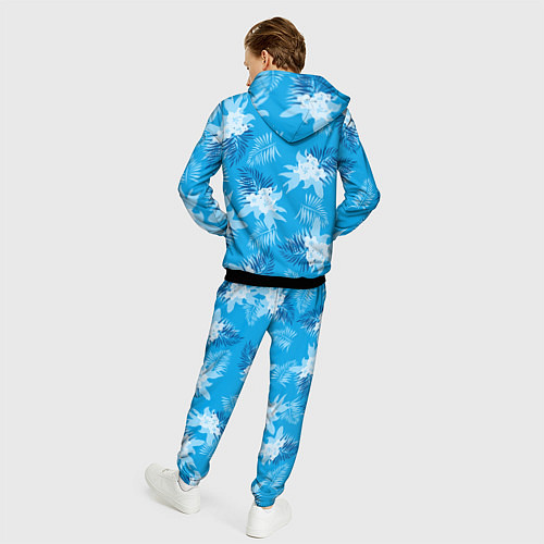 Мужской костюм Цветочный паттерн - GTA vice city / 3D-Черный – фото 4