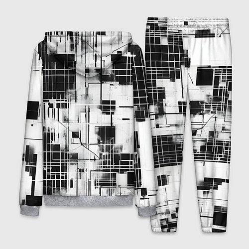 Мужской костюм Кибер Сетка гранж / 3D-Меланж – фото 2