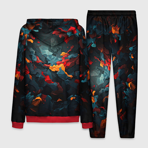 Мужской костюм Мрачный камуфляж / 3D-Красный – фото 2
