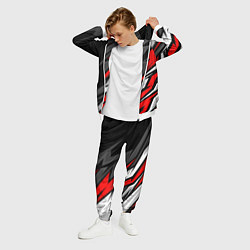 Костюм мужской Kawasaki - red uniform, цвет: 3D-белый — фото 2