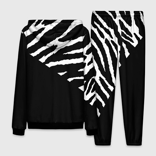 Мужской костюм Полосы зебры с черным / 3D-Черный – фото 2