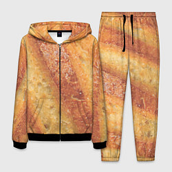 Костюм мужской Корочка батона, цвет: 3D-черный