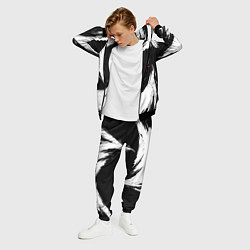 Костюм мужской Honda - белые краски, цвет: 3D-черный — фото 2