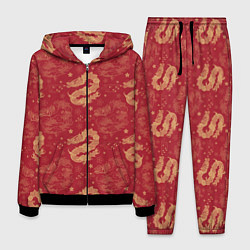 Мужской костюм The chinese dragon pattern