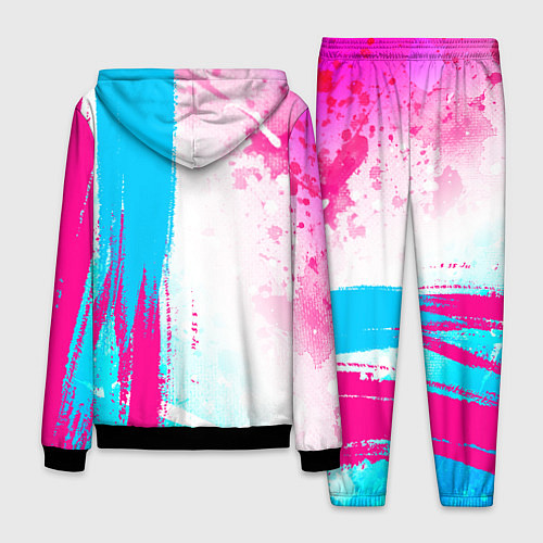 Мужской костюм Nirvana neon gradient style: по-вертикали / 3D-Черный – фото 2