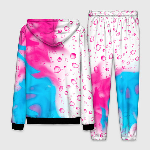 Мужской костюм Subaru neon gradient style: по-вертикали / 3D-Черный – фото 2