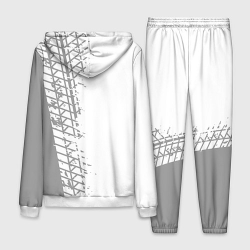 Мужской костюм Lifan speed на светлом фоне со следами шин: по-вер / 3D-Белый – фото 2