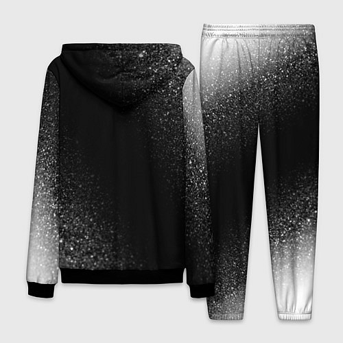 Мужской костюм Paramore glitch на темном фоне: по-вертикали / 3D-Черный – фото 2