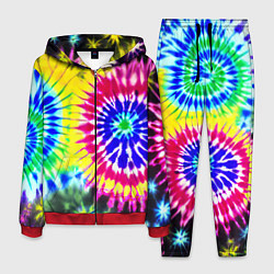 Мужской костюм Colorful floral composition - tie-dye
