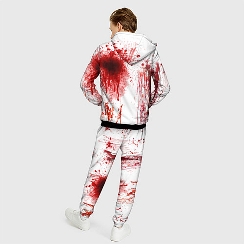 Мужской костюм Брызги крови / 3D-Черный – фото 4