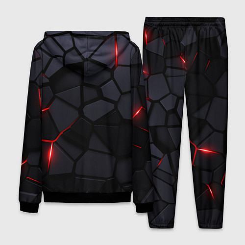 Мужской костюм Toyota черные плиты с эффектом свечения / 3D-Черный – фото 2