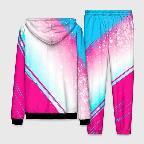 Мужской костюм Bring Me the Horizon neon gradient style вертикаль / 3D-Черный – фото 2