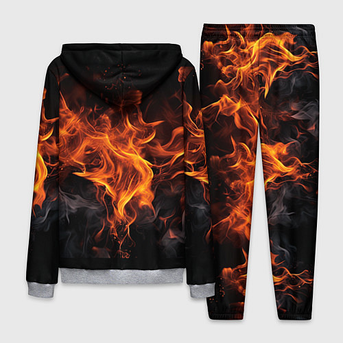Мужской костюм Огонь и дым / 3D-Меланж – фото 2
