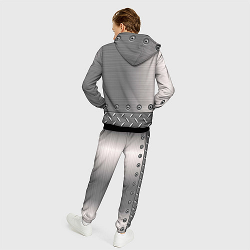 Мужской костюм Стальные листы / 3D-Черный – фото 4