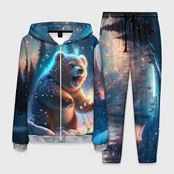 Костюм мужской Полярный мишка, цвет: 3D-меланж