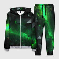 Мужской костюм Трехмерность зеленой фигуры