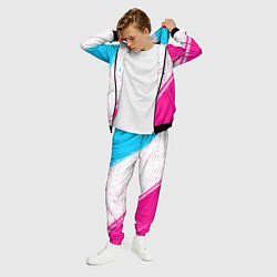 Костюм мужской Thirty Seconds to Mars neon gradient style вертика, цвет: 3D-черный — фото 2