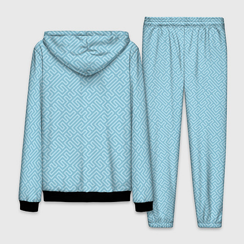 Мужской костюм Паттерн из простых линий / 3D-Черный – фото 2