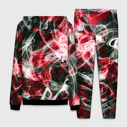 Мужской костюм Серые узоры дым / 3D-Черный – фото 2