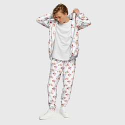 Костюм мужской Снеговики и снежинки, цвет: 3D-меланж — фото 2